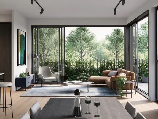 Cửa Slim - Giải pháp cân bằng giữa ánh sáng tự nhiên và riêng tư