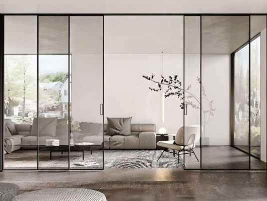 Sự kết hợp hoàn hảo giữa cửa Slim và phong cách Japandi
