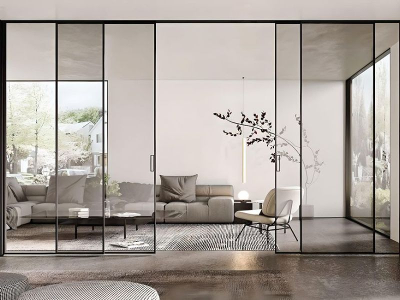 Sự kết hợp hoàn hảo giữa cửa Slim và phong cách Japandi