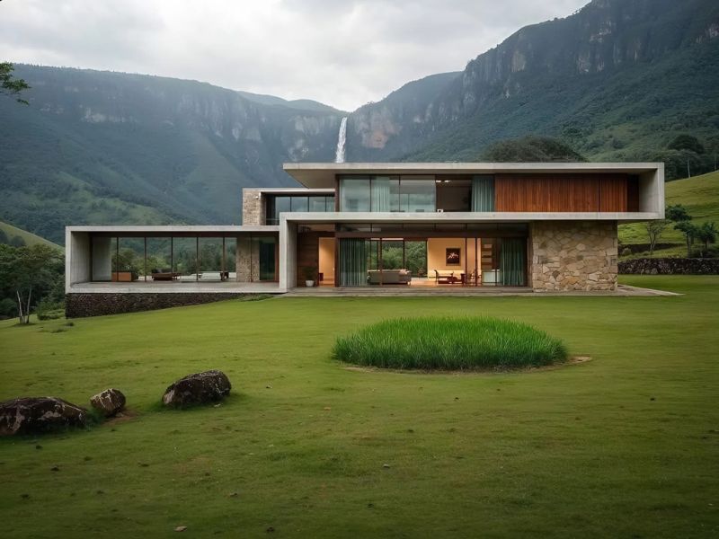 Ánh sáng, tầm nhìn và không gian mở: Giá trị của cửa lùa slim ngoại thất trong biệt thự hiện đại