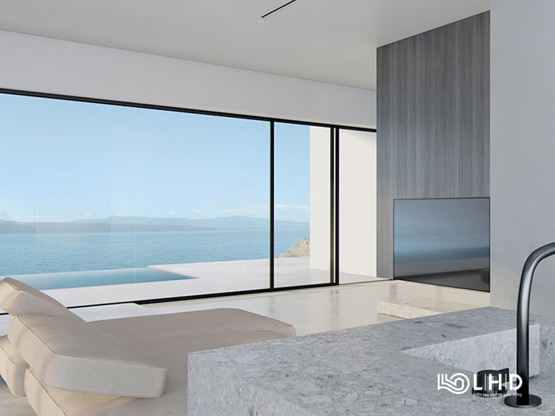Biệt thự ven biển và triết lý thiết kế mở cùng cửa Slim Panorama
