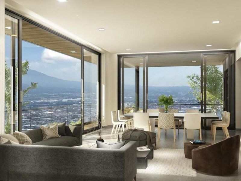 Cửa Slim Panorama nâng tầm cho không gian penthouse hiện đại