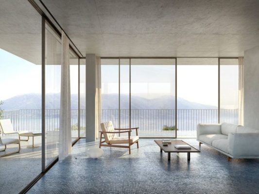 Cửa lùa slim ngoại thất và xu hướng sống gần gũi với thiên nhiên