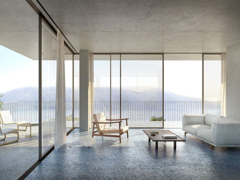 Cửa lùa slim ngoại thất và xu hướng sống gần gũi với thiên nhiên