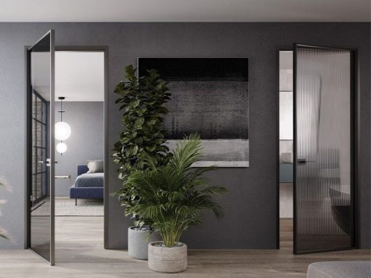 Tối giản nhưng không đơn điệu Nghệ thuật vận hành của cửa mở quay slim