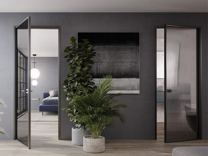 Tối giản nhưng không đơn điệu Nghệ thuật vận hành của cửa mở quay slim