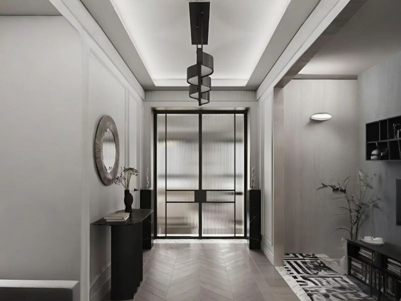 Khi cửa nhôm Anode Slim mở quay trở thành chi tiết làm nên sự sang trọng tinh tế