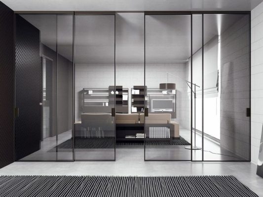 So sánh cửa lùa Slim ngăn phòng và cửa mở quay trong nội thất hiện đại