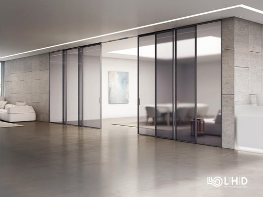 cửa lùa slim ngăn phòng