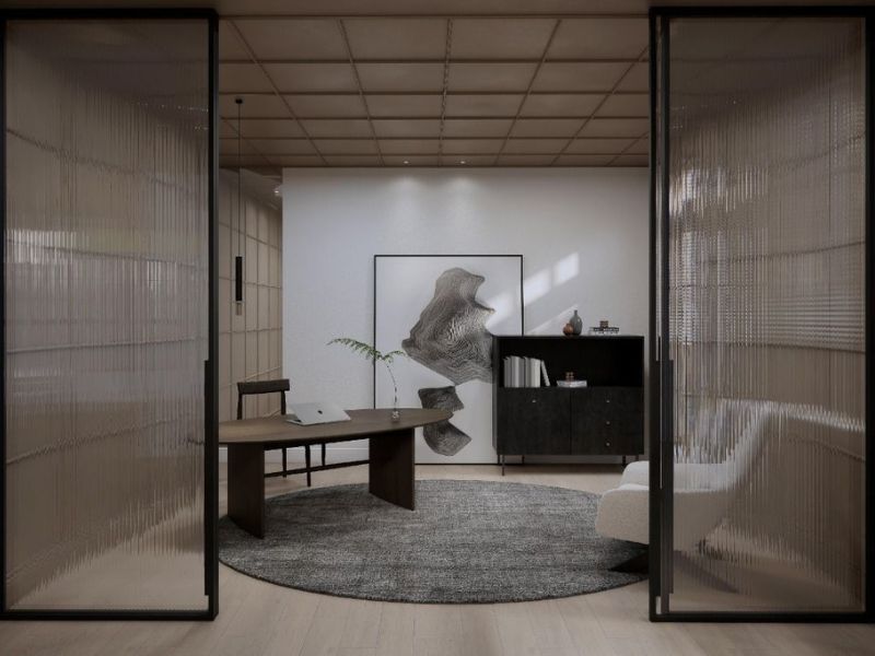 cửa trượt slim nội thất