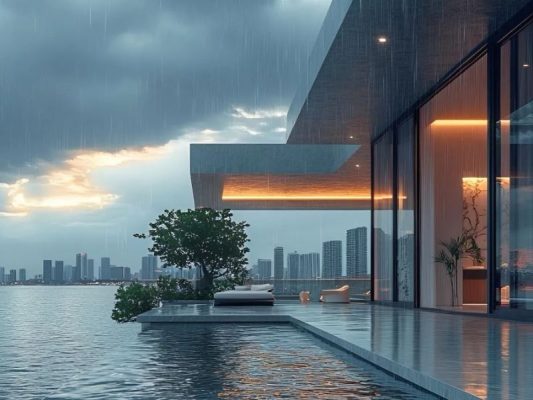 cửa trượt slim ngoại thất