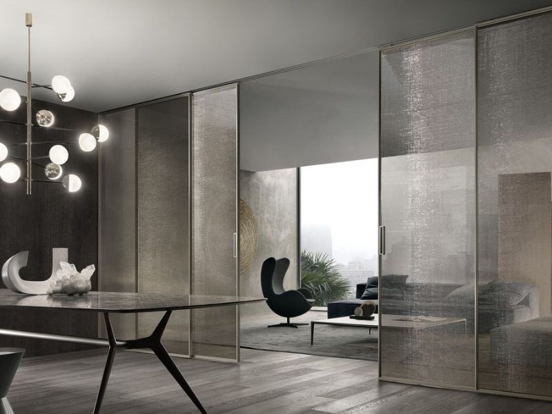 cửa lùa slim không ray dưới